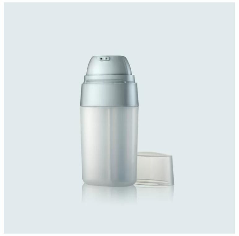 15ML / 30ML Dual Chamber Plastic Bottle PP Airless With One Piece Actuator